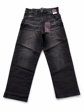 No Boundaries Men's Black Straight Jeans